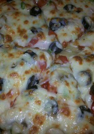 صورة لوصفة بيتزا