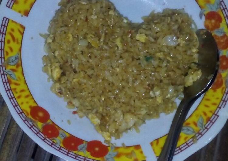 Resep Nasi kuning goreng simpel penuh cinta 😊 Anti Gagal