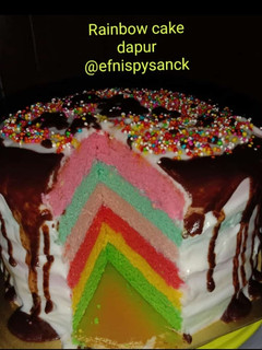 Foto resep Rainbow cake