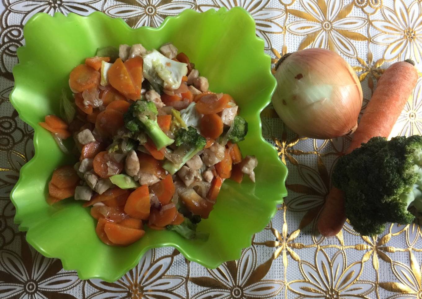 Capcay Goreng Saus Tiram