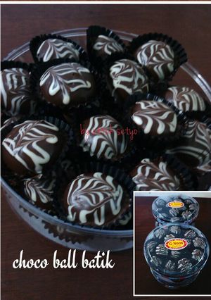 Foto resep choco ball batik