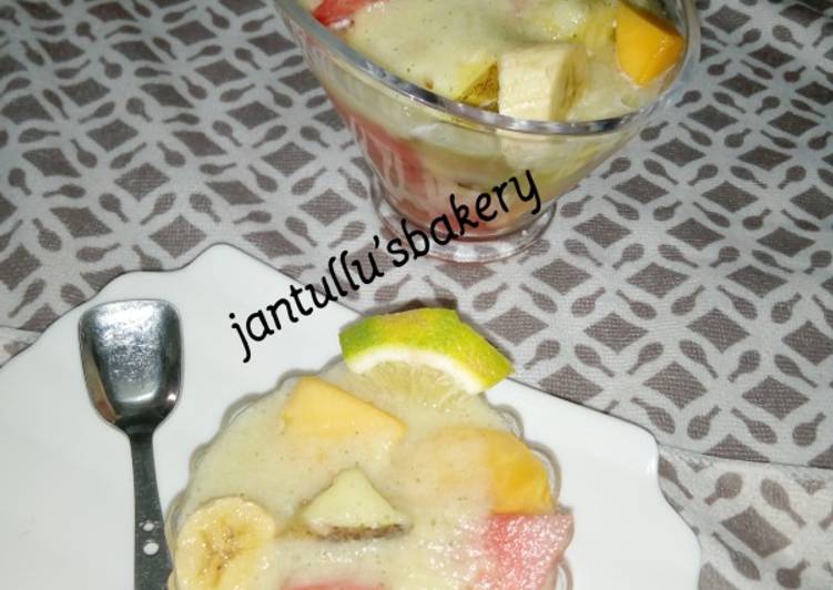 Simple Way to Make Favorite Pinneapple mint smoothie fruits mix