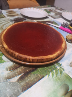 Una foto de Tarta de yogur griego