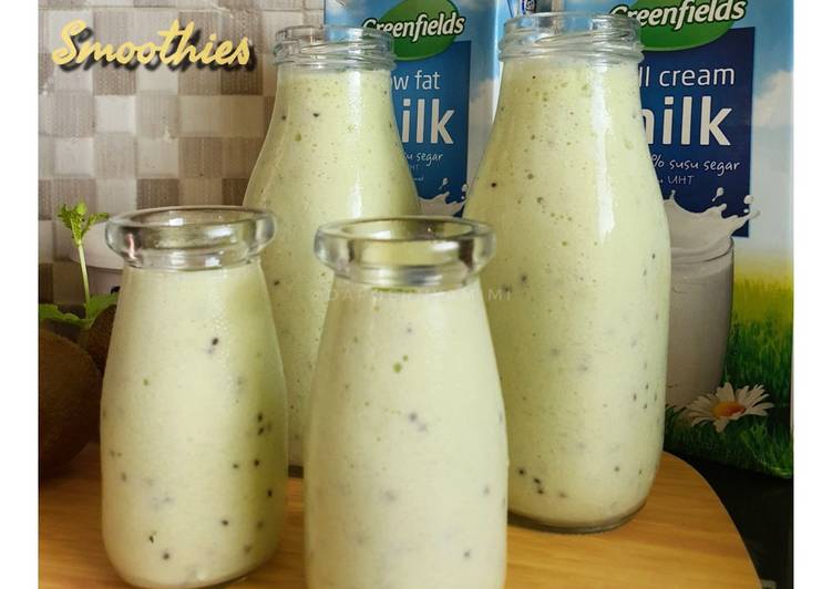 Resep Kiwi Smoothies, Bikin Ngiler
