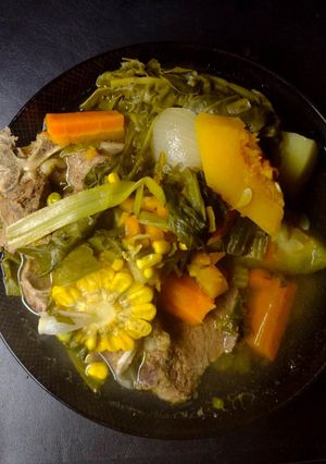 Una foto de Sopa de verduras. ❤️