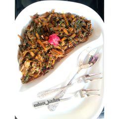 A picture of Vegetable chicken sauce.