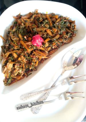 A picture of Vegetable chicken sauce.