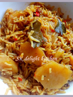 A picture of Potato rice.