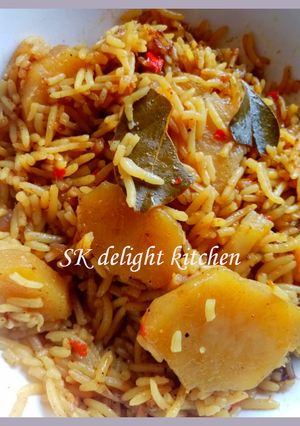 A picture of Potato rice.