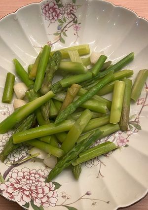清炒蘆筍 的食譜成品照片