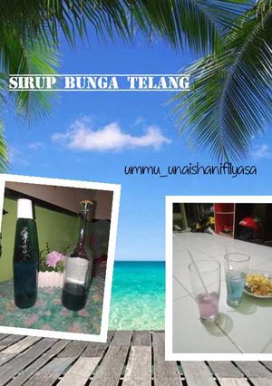 Foto resep Sirup Bunga Telang