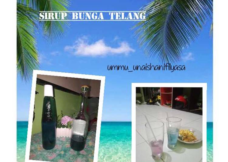 Sirup Bunga Telang