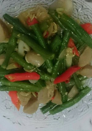Foto resep Oseng Kacang Panjang&bakso