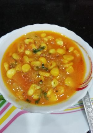 A picture of Corn curry.