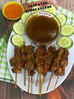 Foto resep Sate Ayam Bumbu Kacang