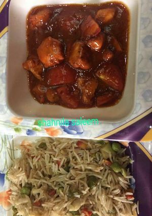 A picture of Chicken manchorian.