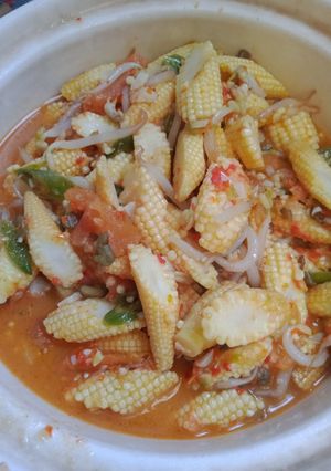 Foto resep Jagung tumis mercon