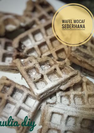 Foto resep Wafel mocaf sederhana#5resepterbaruku