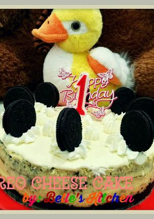Foto resep Bake Oreo Cheesecake (for my baby love's birthday)