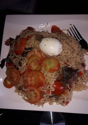 A picture of Indomie noodles.