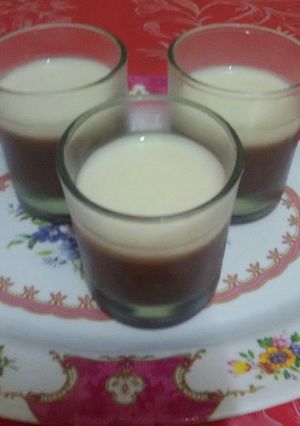 Foto resep Puding coklat siram fla