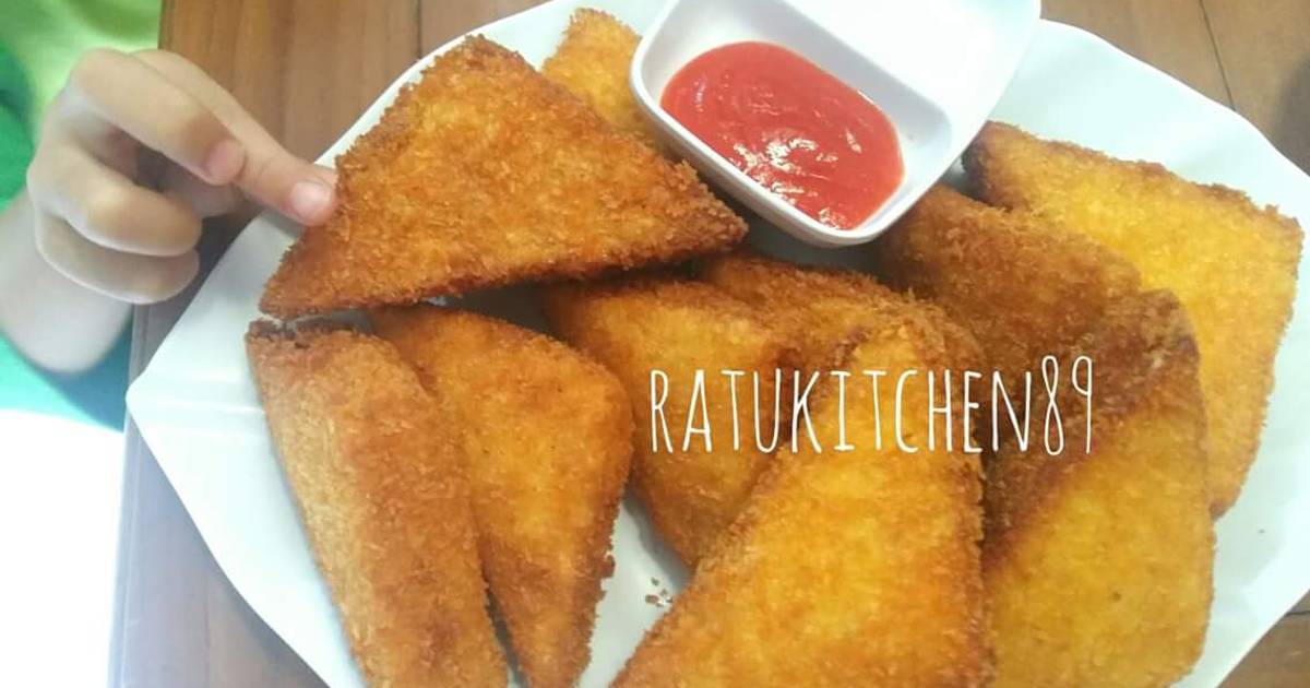  Resep  Roti  goreng  isi  smoked beef telur mayo oleh Sofiya 