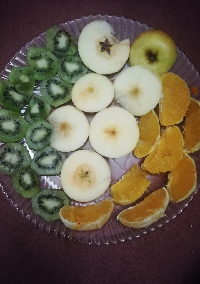عکسی از دستور میوه خشک🥝🍏🍊