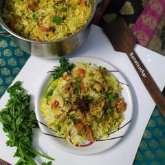 A picture of Veg Dum Biryani.