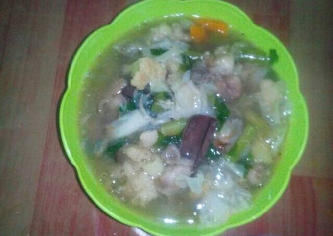 Sop tetelan kayu manis