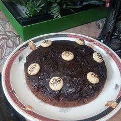A picture of Brownie Cake.