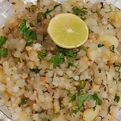 A picture of Sabudana Khichdi.