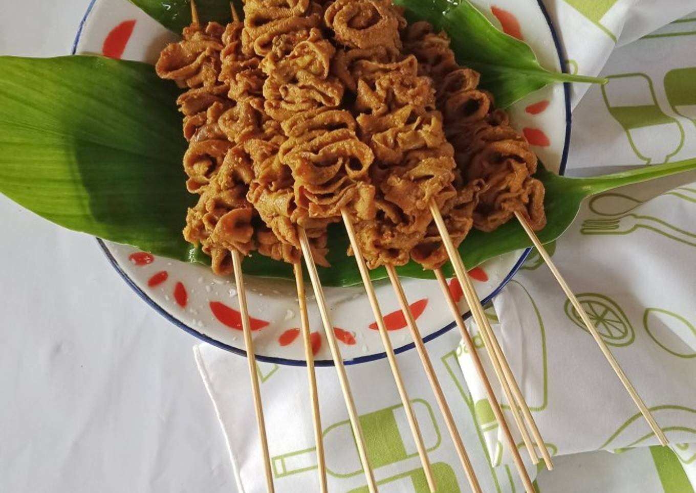Sate Usus Ayam Pedas Manis