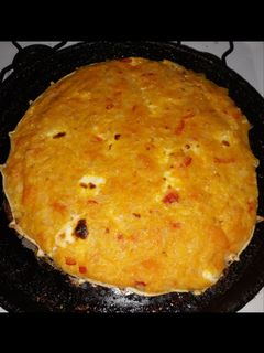 Una foto de Tarta de calabaza y choclo