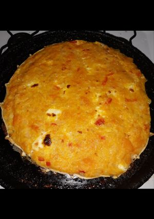 Una foto de Tarta de calabaza y choclo