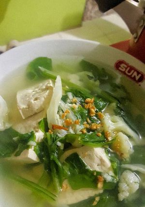 Foto resep Soup Cah Sawi Tahu Putih