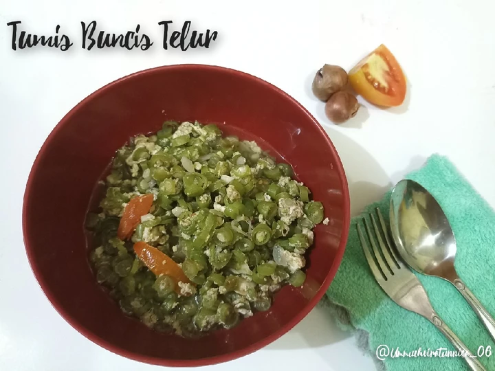 Langkah Gampang Menyiapkan Resep Tumis Buncis Telur yang  Bikin Ketagihan Anti Ribet, Mantap Sekali