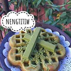 Waffle Greentea রেসিপির প্রধান ছবি