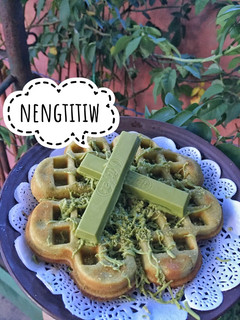 Foto resep Waffle Greentea