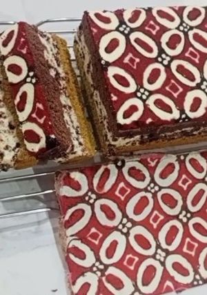 Foto resep Trio chocomoca batik cake