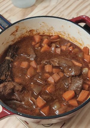 Une photo de ⭐⭐⭐ Boeuf bourguignon umami