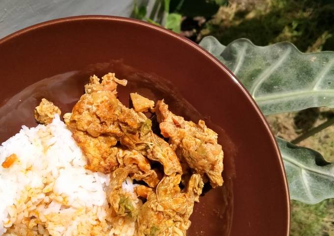 Bagaimana Menyiapkan Puyunghai Bumbu Rendang, Enak