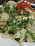 Mashed potatoes da parsley da tafarnuwa