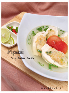 Foto resep Mpasi sup tahu baso