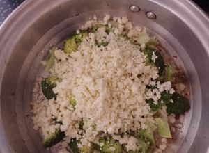 Una foto de Brócoli al vinagre gratinado