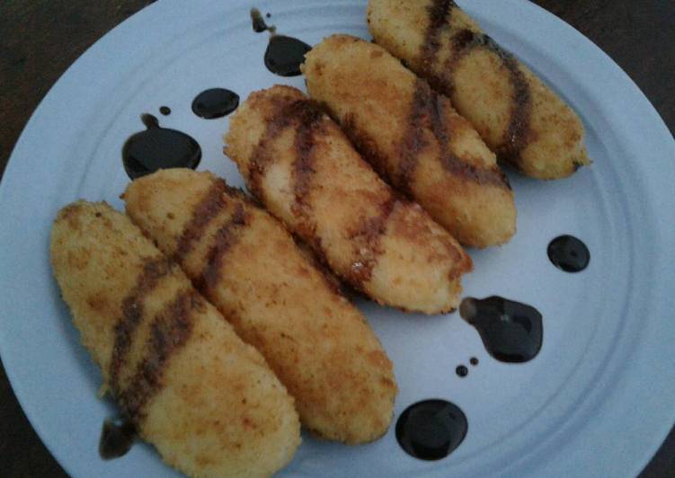 Bagaimana Menyiapkan Pisang goreng tepung panir, Sempurna