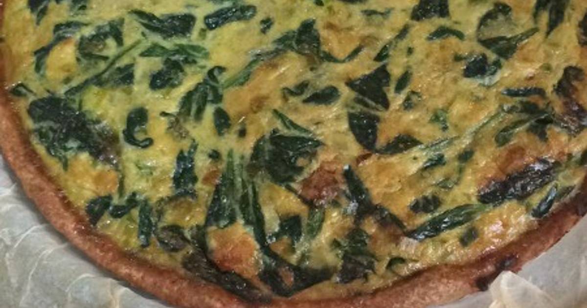 Quiche de espinacas vegano Receta de cheguega Jj- Cookpad