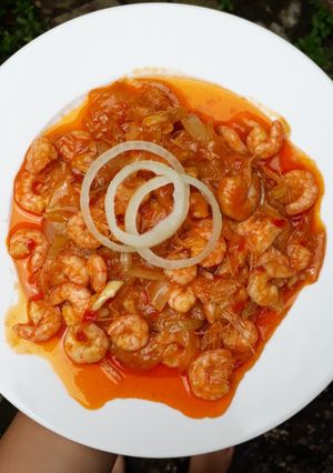 Foto resep Udang Pedas Manis