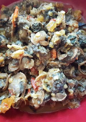 Foto resep Kerang Dara kupas masak Pedas
