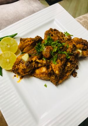 A picture of Marinated chicken 🍗.