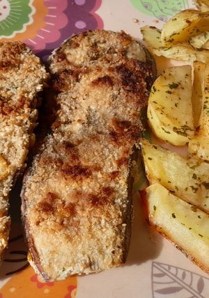 Una foto de Milanesas de Berenjenas
